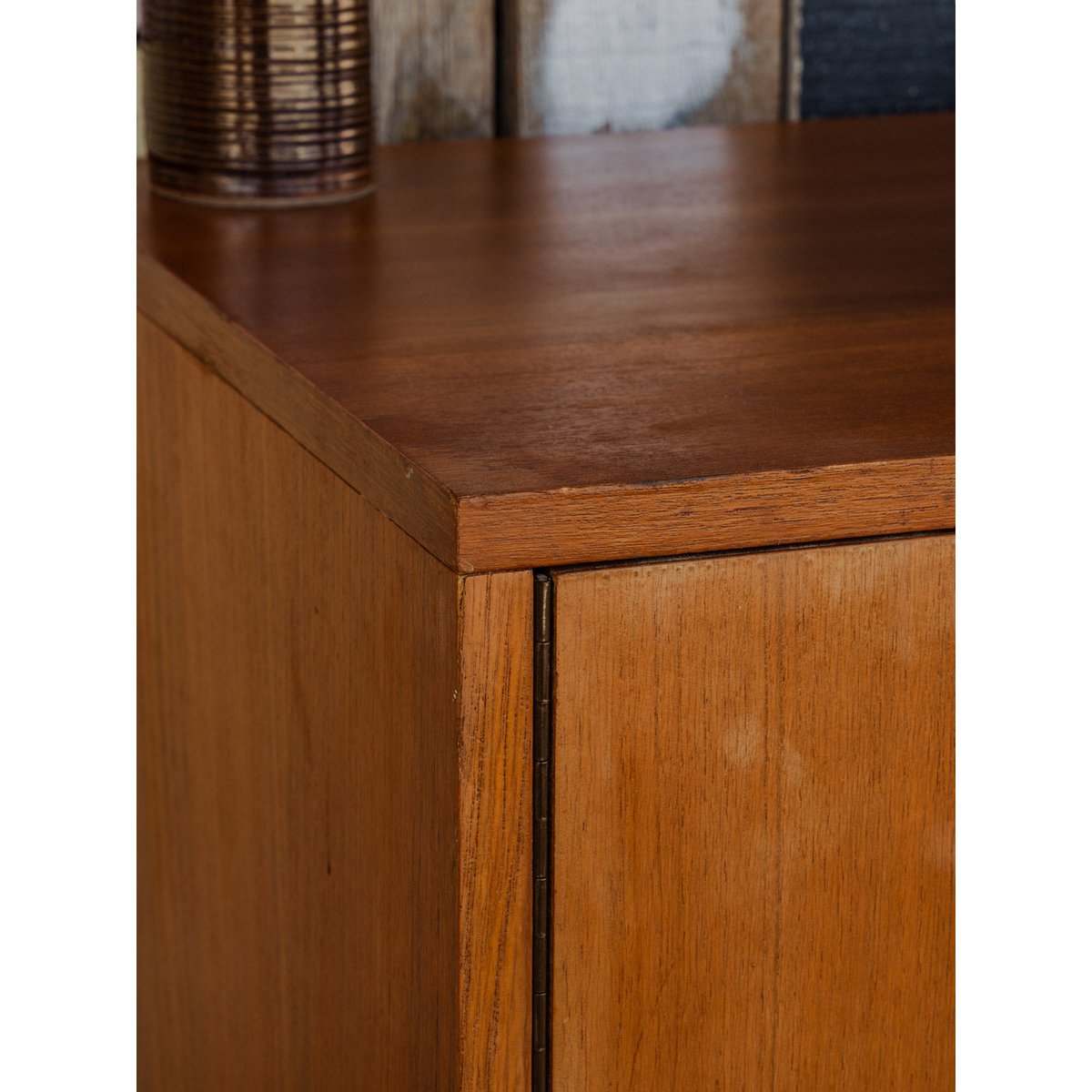 Buffet en teck Gustave N°1607 - Bon état bois foncé, DEBONGOUT