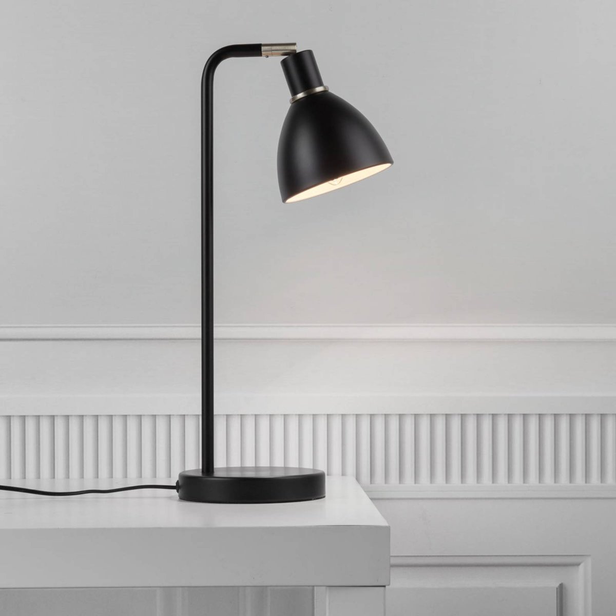 Lampe à poser design classique en métal, RAY noir, NORDLUX