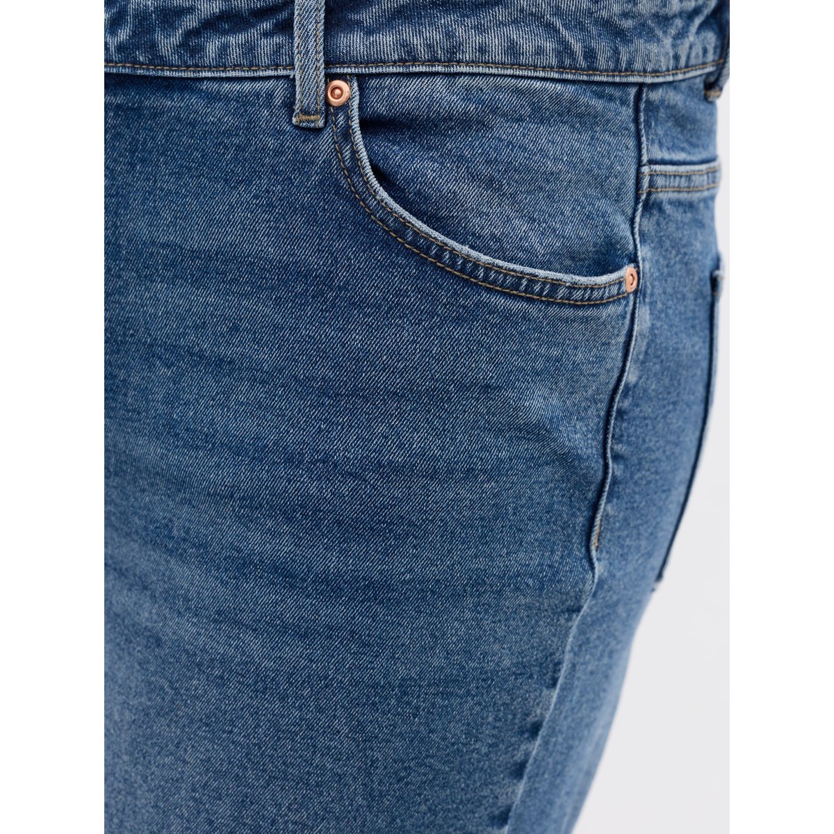 Jean À Coupe Large medium blue denim, VERO MODA