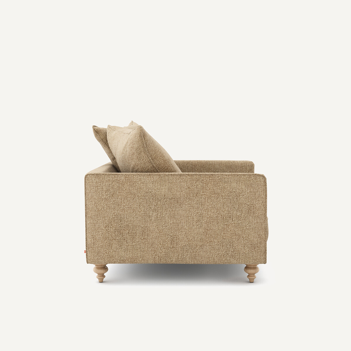 Fauteuil coton armuré, Lazare chamois, AM.PM