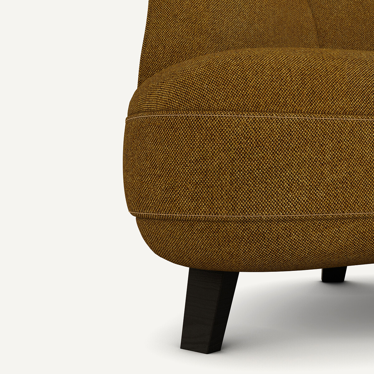 Rosebury 3-Seater Sofa in Marl Woven Fabric amber honey, AM.PM X EMMANUEL GALLINA