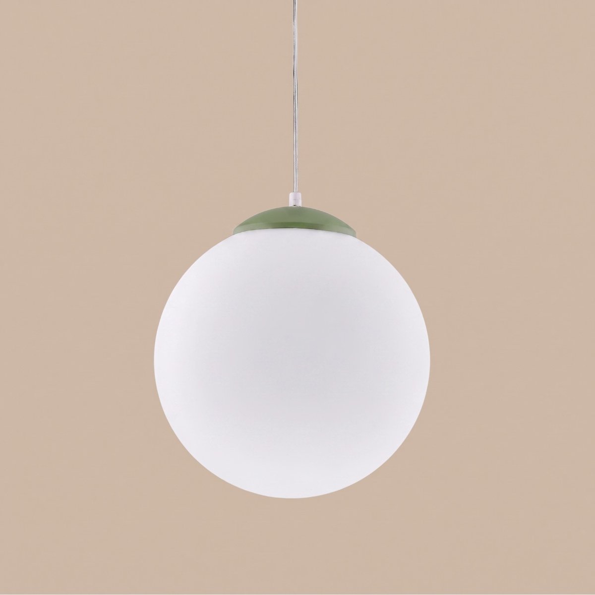 Suspension Acier Vert Olive E27 1 Ugo vert olive, EDEN