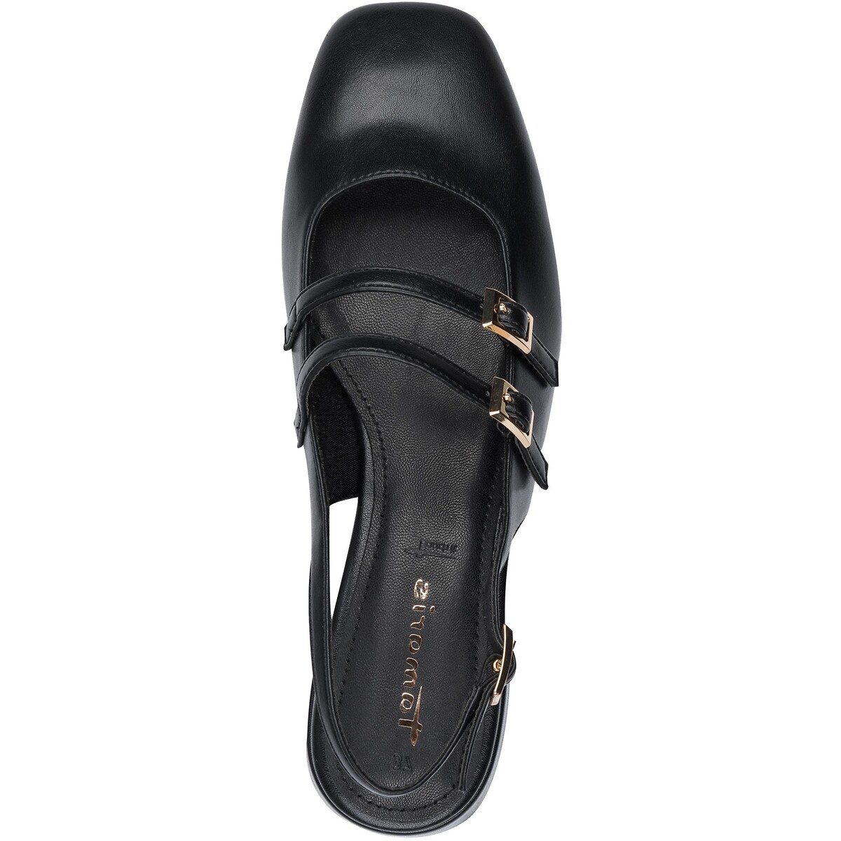 Ballerines slingback noir, TAMARIS