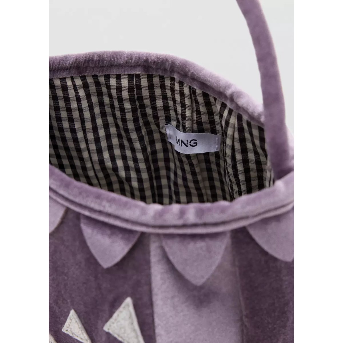 Sac citrouille Halloween lilas, MANGO KIDS