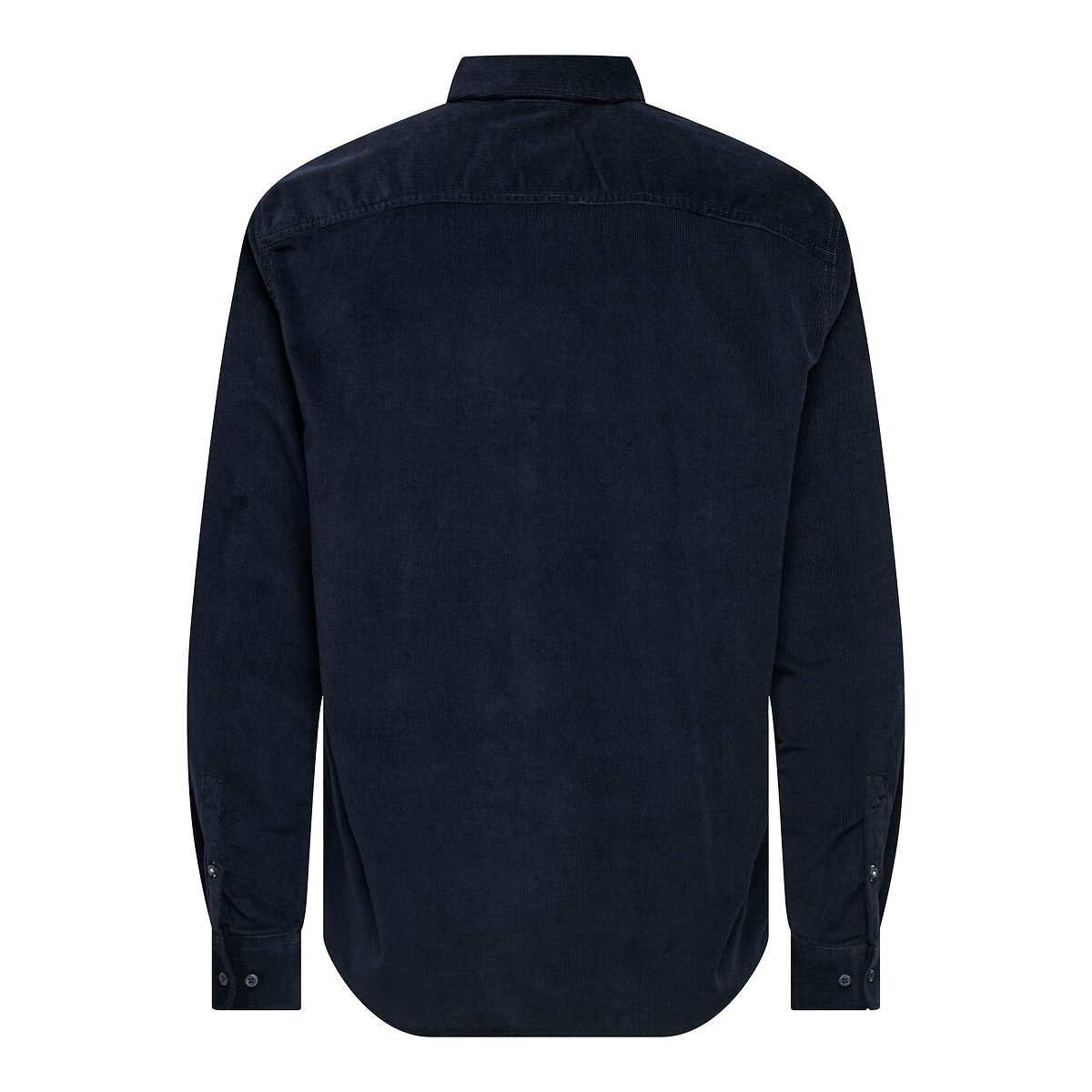 Chemise manches longues en velours côtelé noir, ONLY & SONS