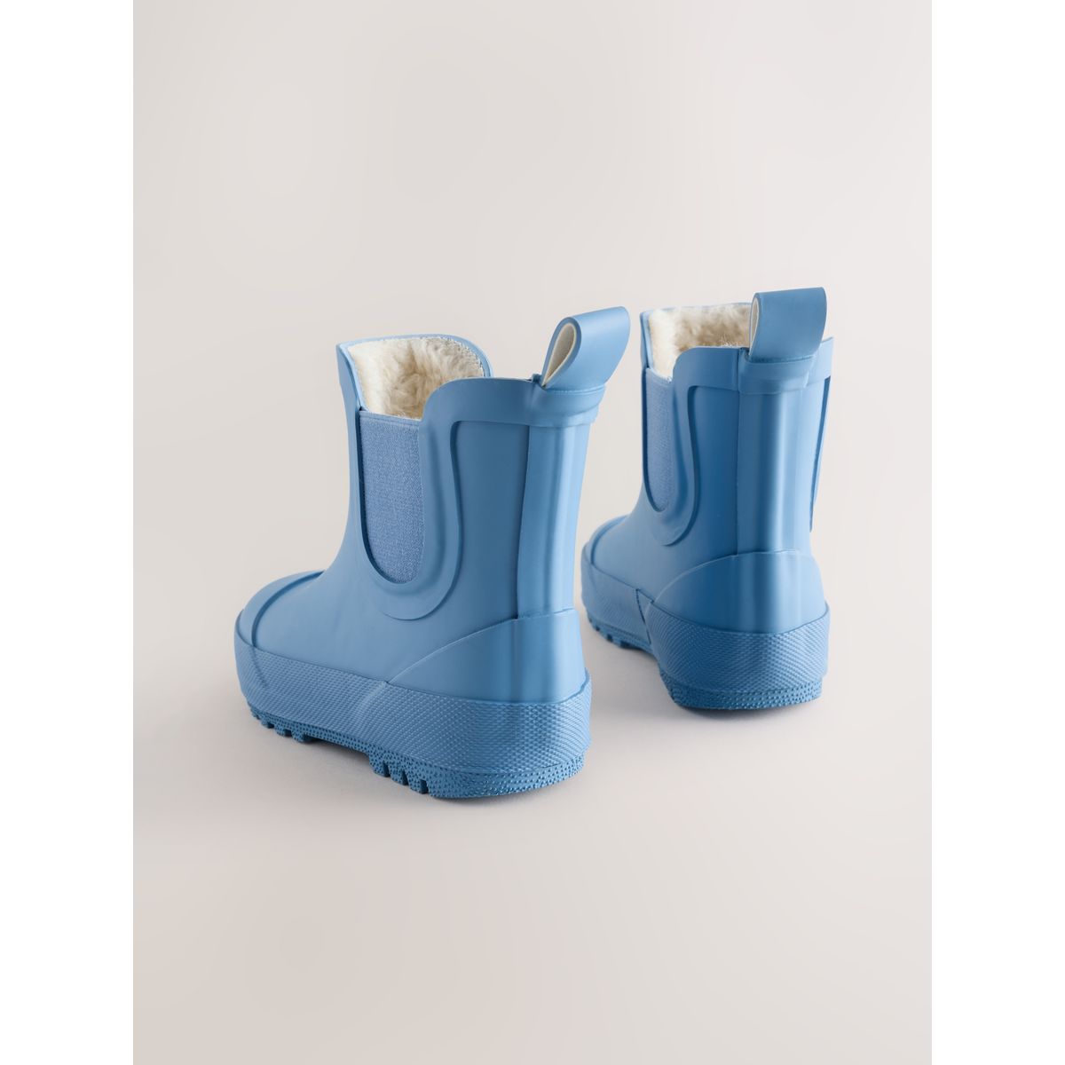 Bottines en caoutchouc avec doublure chaude bleu, NEXT