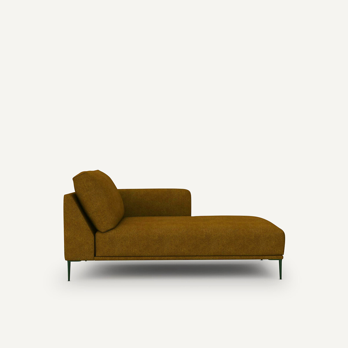 Oscar Marl Woven Chaise Longue, Designed by Emmanuel Gallina amber honey, AM.PM X EMMANUEL GALLINA