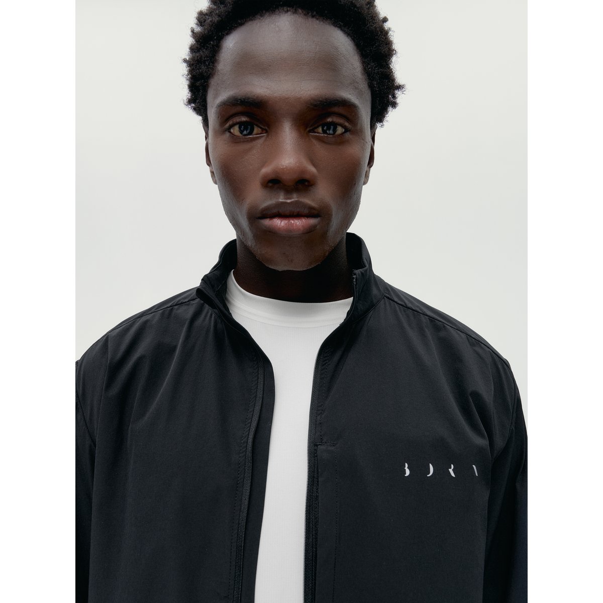 Veste de sport zippée Performance Athleisure NYASA noir, BORN