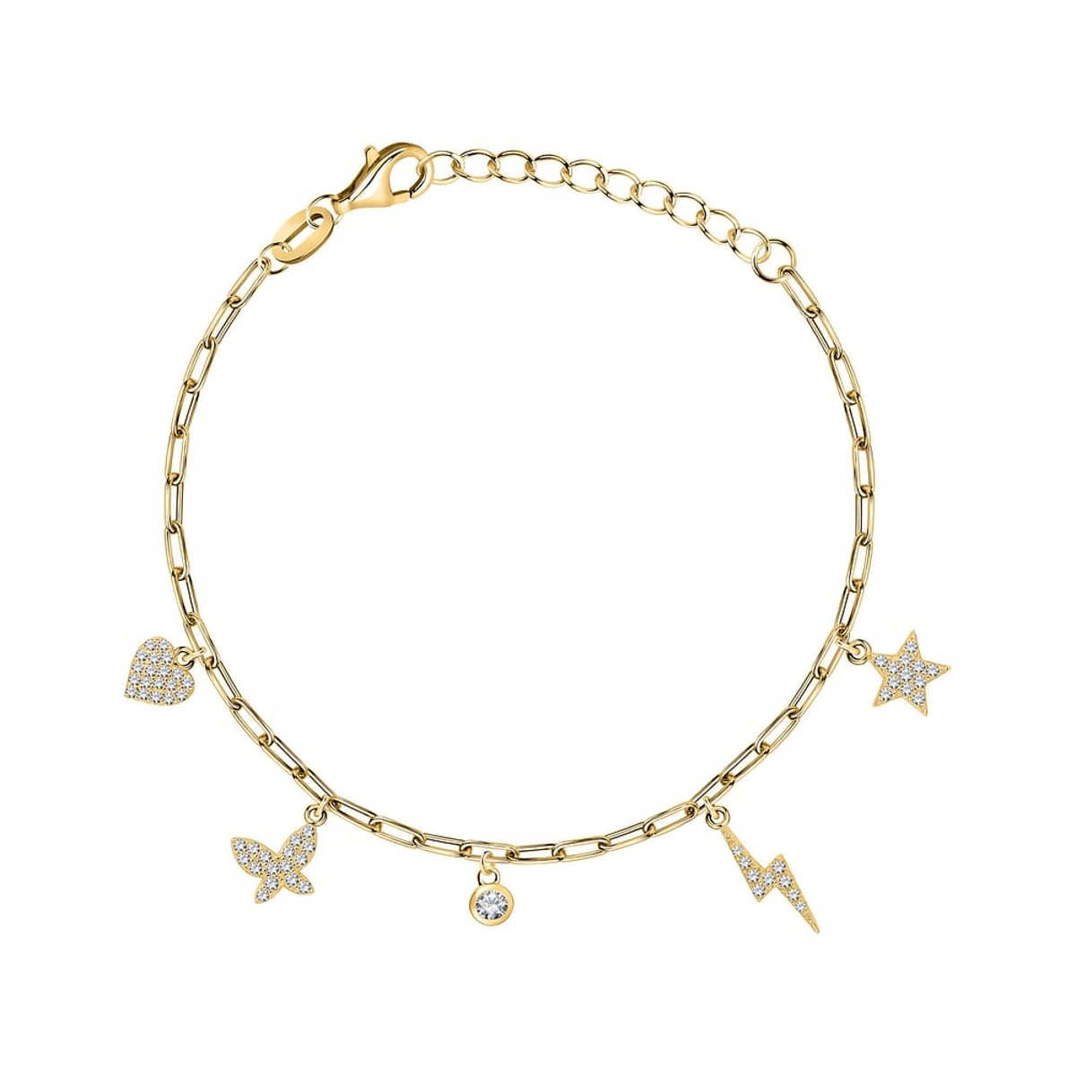 Bracelets en Argent/oxyde de zirconium De Zirconium et Oxyde de zirconium or, SOLIS