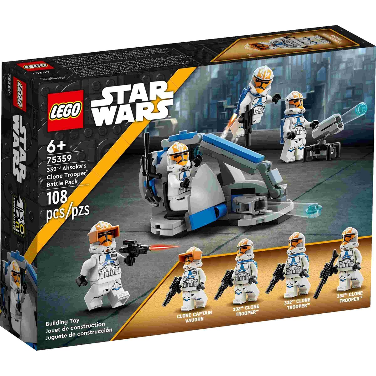 Star Wars Pack de combat des Clone Troopers™ de la 332e Compagnie d'Ahsoka multicolore, LEGO