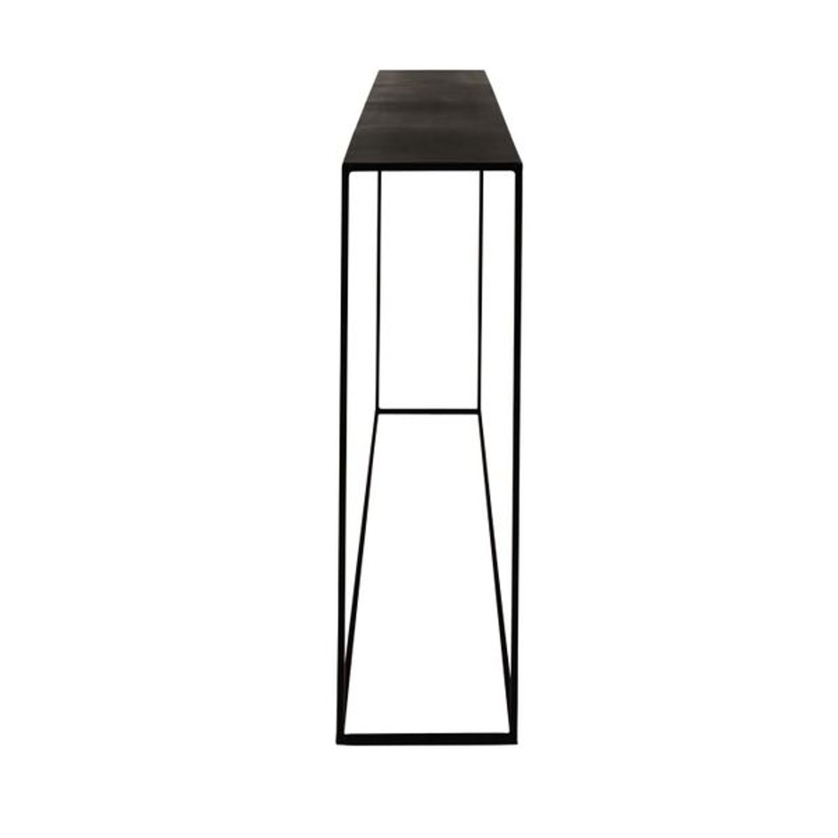 Console 110 cm noir carbone, ZAGO