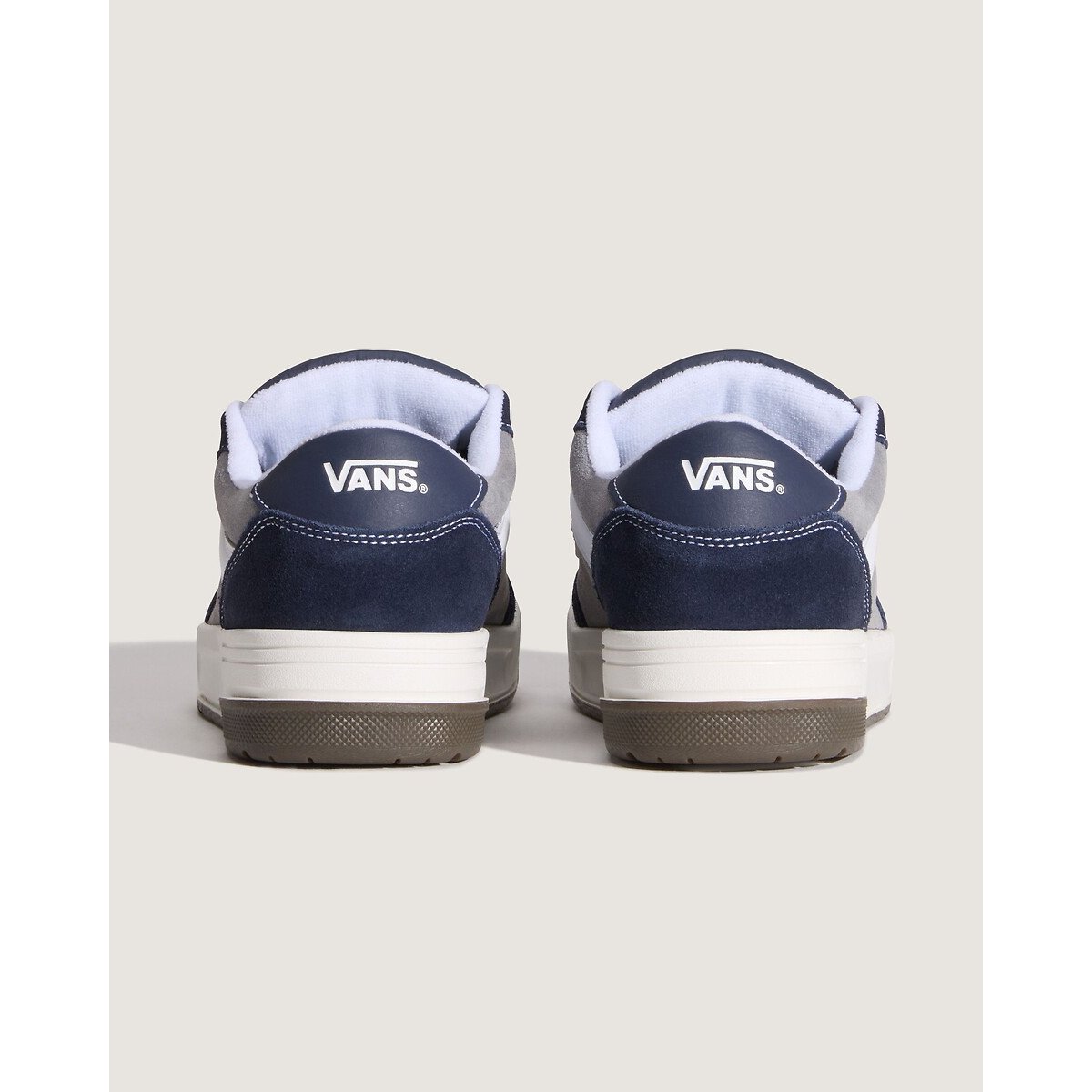 Baskets en cuir HYLANE noir/gris, VANS
