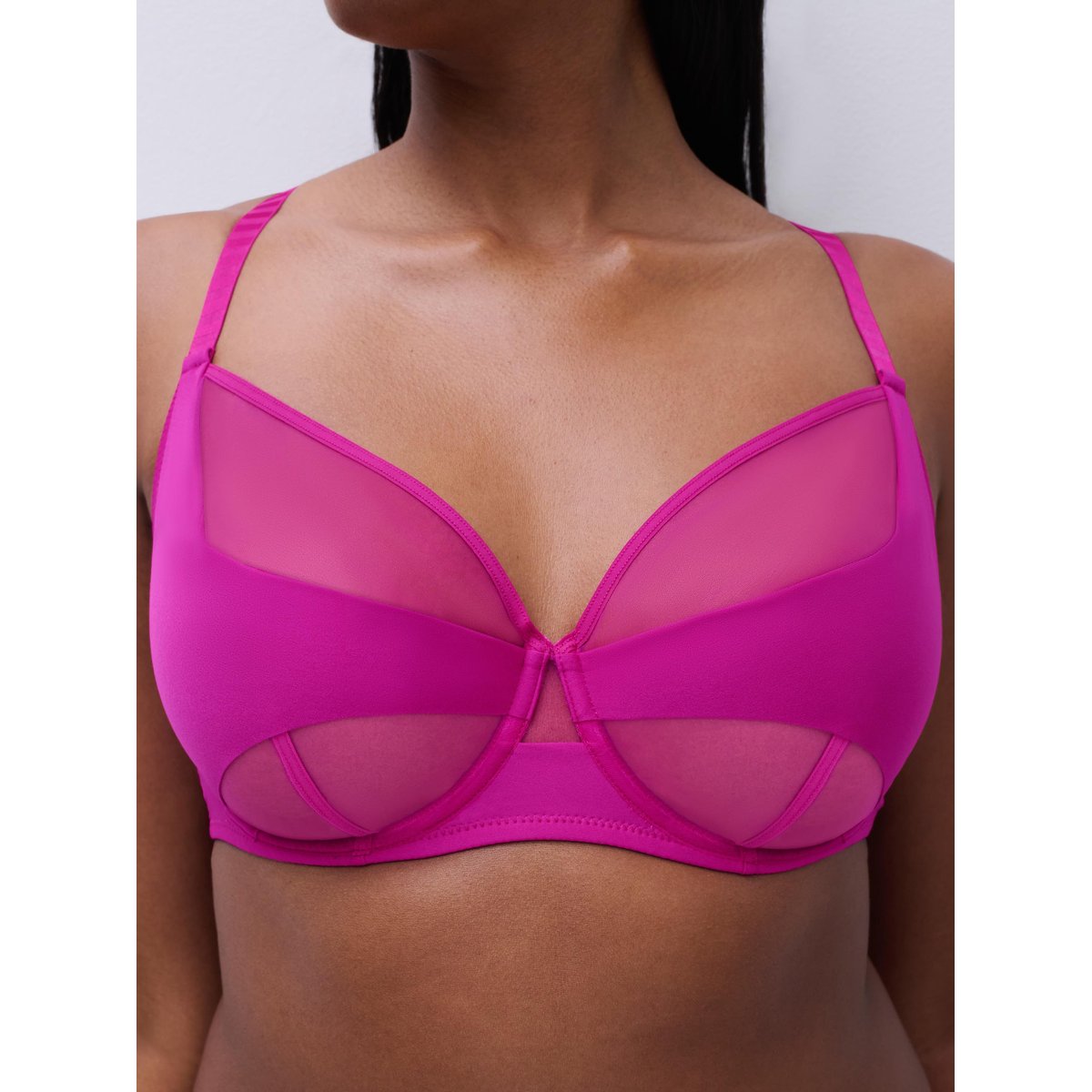 Soutien-gorge emboîtant EDGE fushia london, CHANTELLE PULP