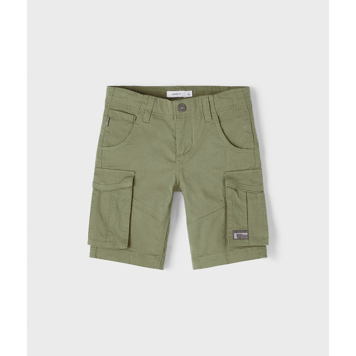 Organic Cotton Cargo Shorts khaki, NAME IT
