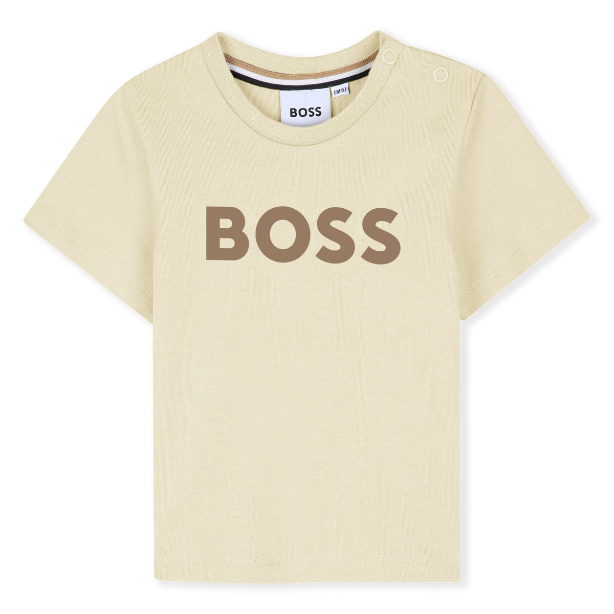 Tee-shirt manches courtes vanille, BOSS KIDSWEAR