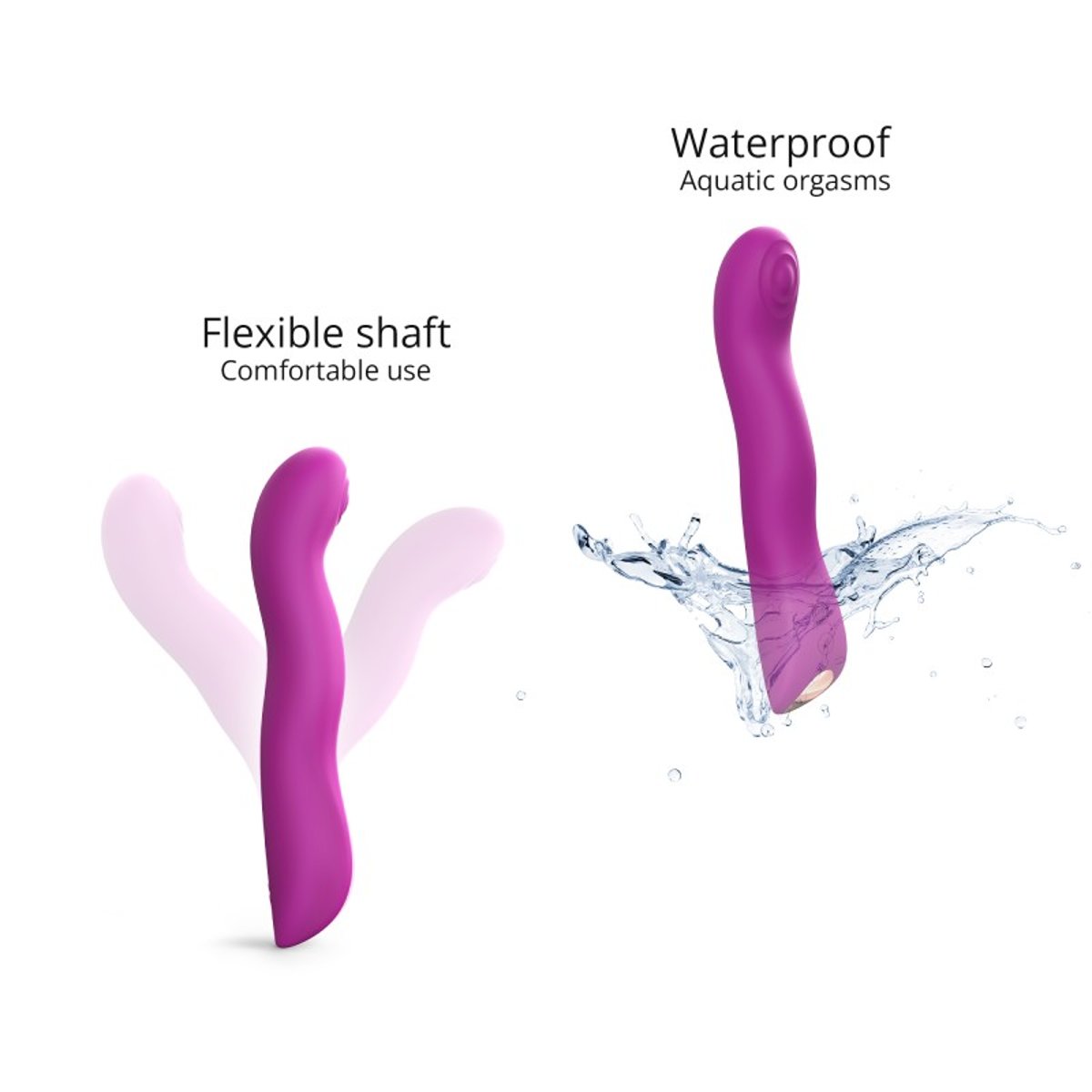 Swap vibromasseur 3 moteurs Violet violet, LOVE TO LOVE