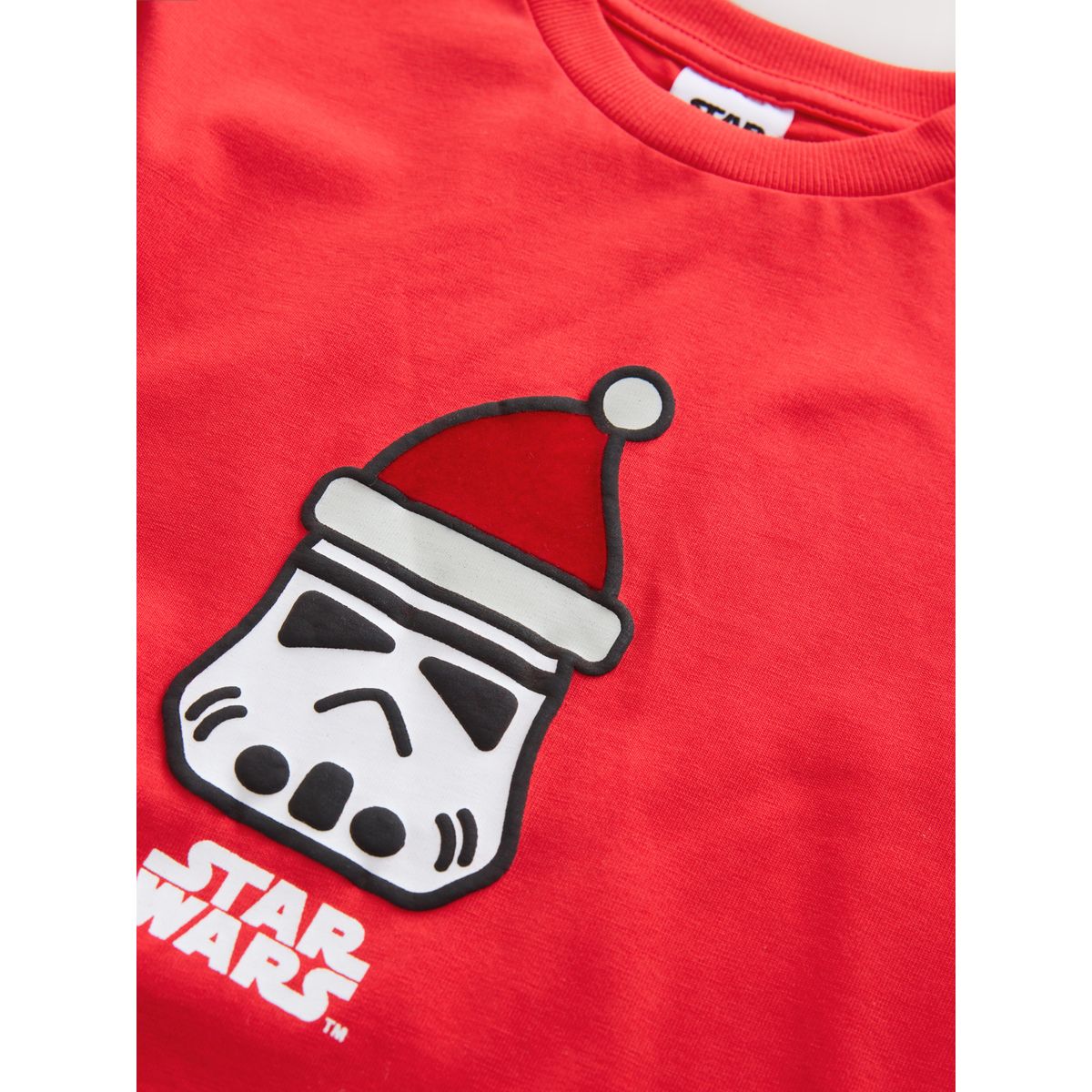 T-shirt de noël à manches longues star wars rouge, NEXT
