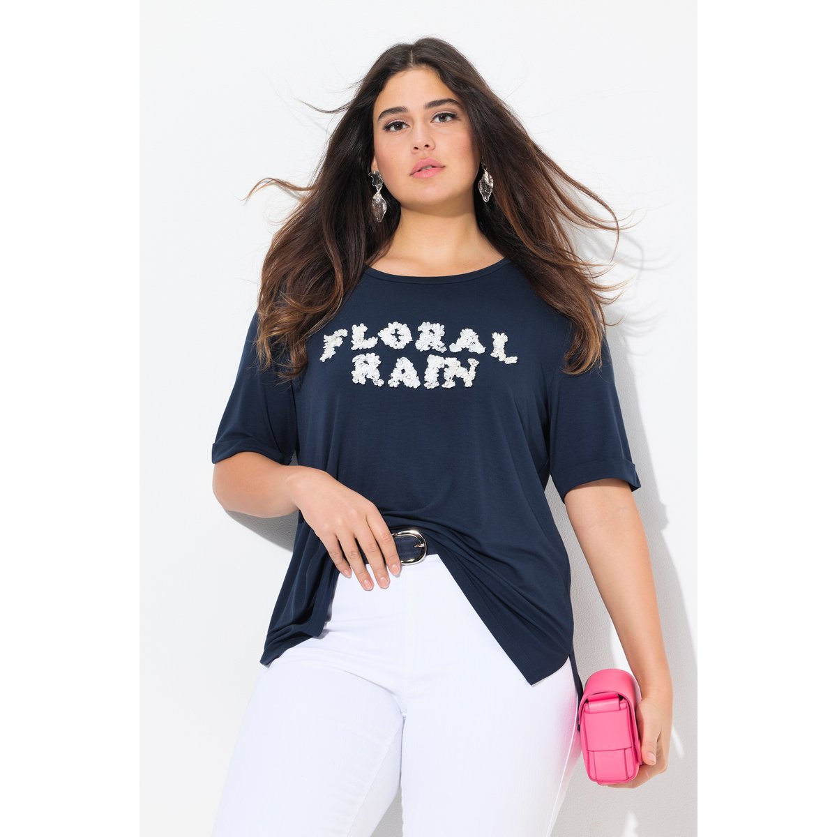 T-shirt marine, ULLA POPKEN
