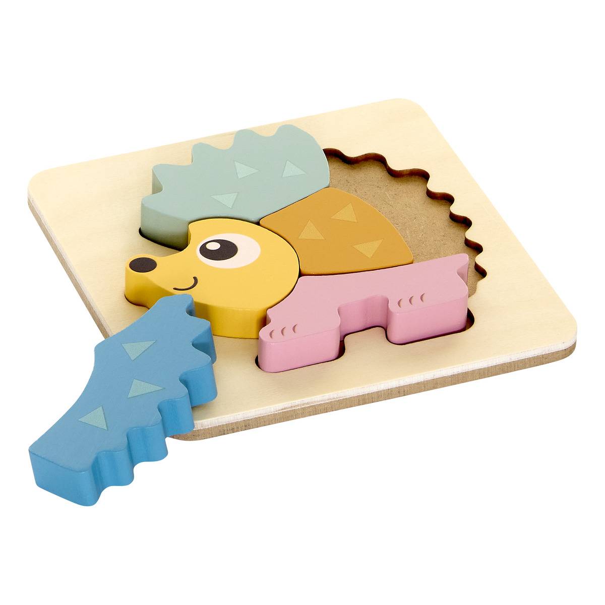 Puzzle éveil en bois Elio 12x12cm modèle b, ATMOSPHERA FOR KIDS