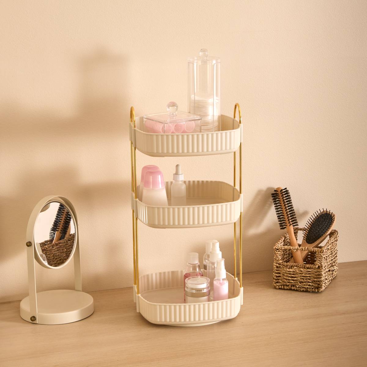 Étagère carrée ALBA blanc, 5FIVE SIMPLY SMART