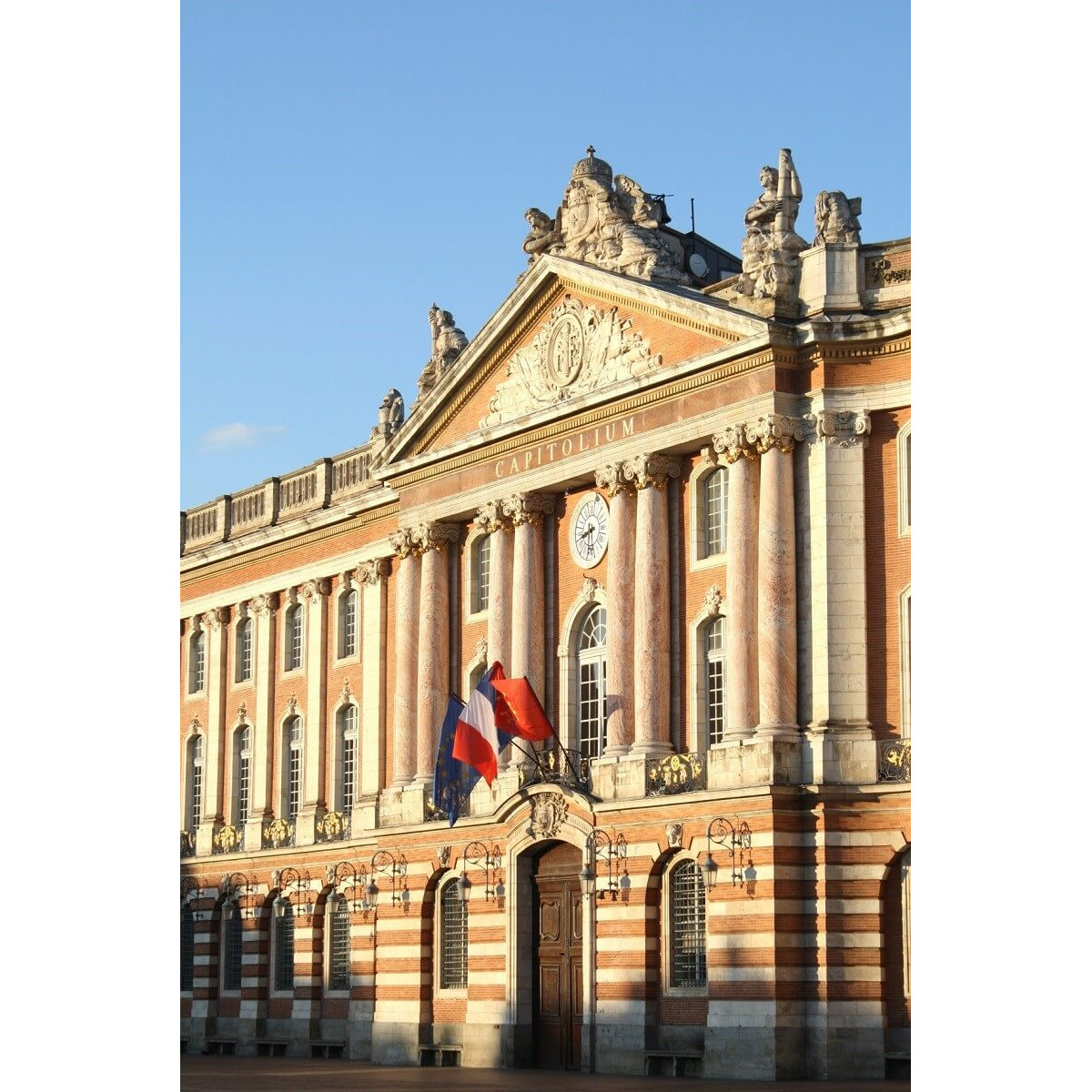 Tableau Mural Capitole Toulouse ARCHITECTURE tableaux sur toile-multicolore, CEANOTHE