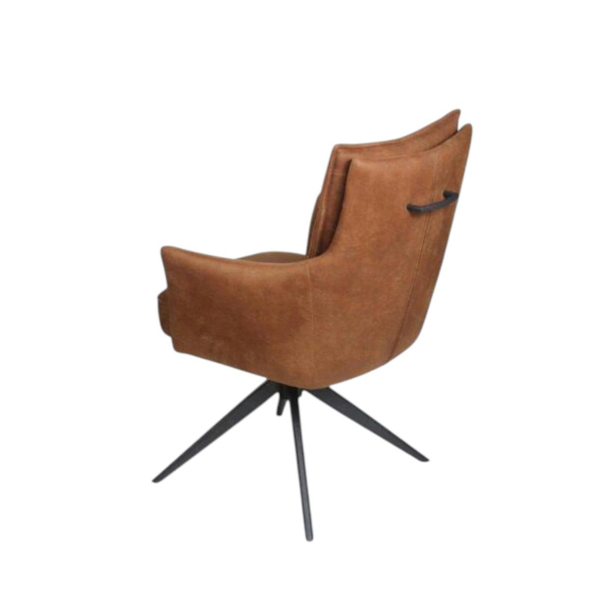 Fauteuil de table pivotant (lot de 2) LOMBARDIE marron, PIER IMPORT