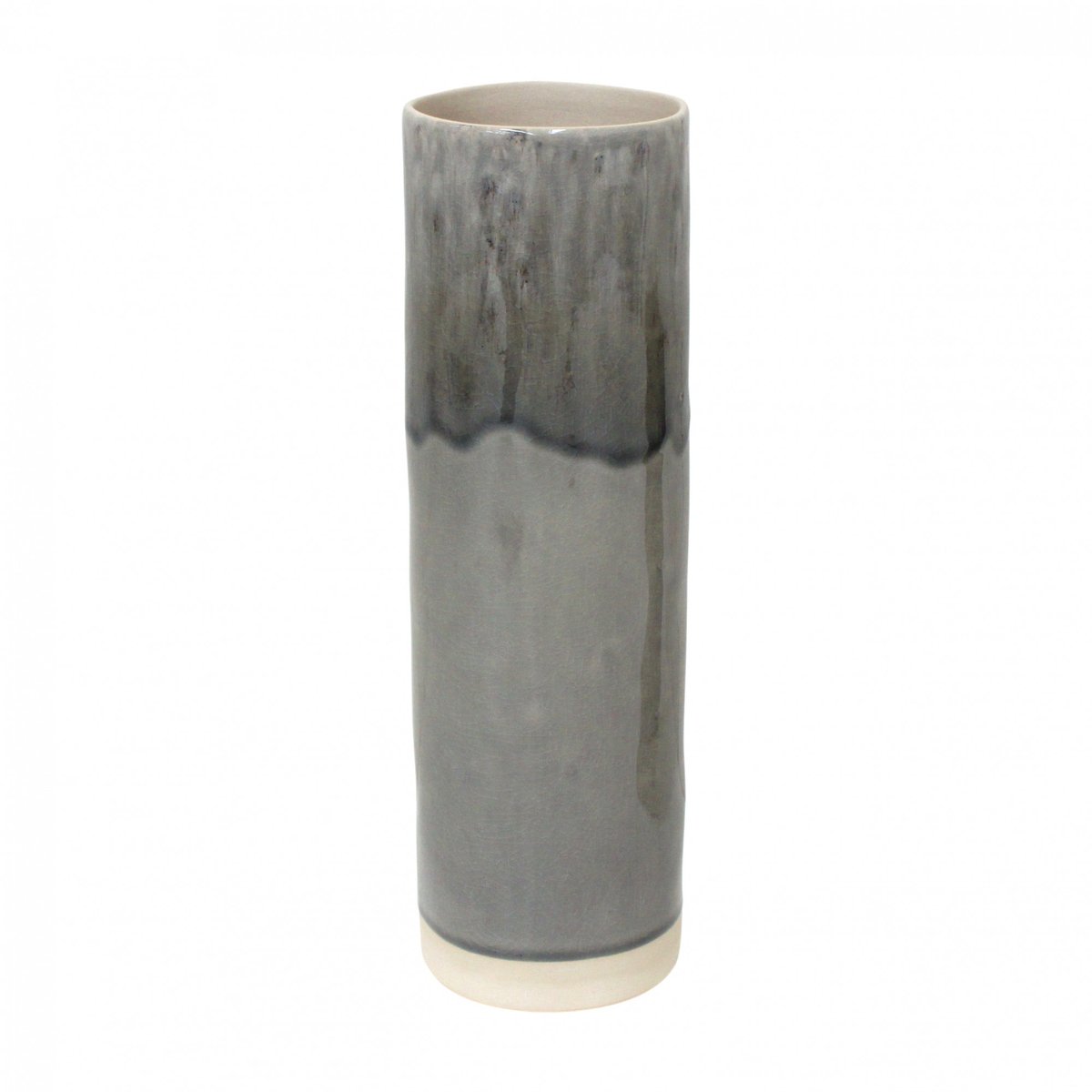 Vase Cylindrique En Grès, Le Jardin gris, COSTA NOVA