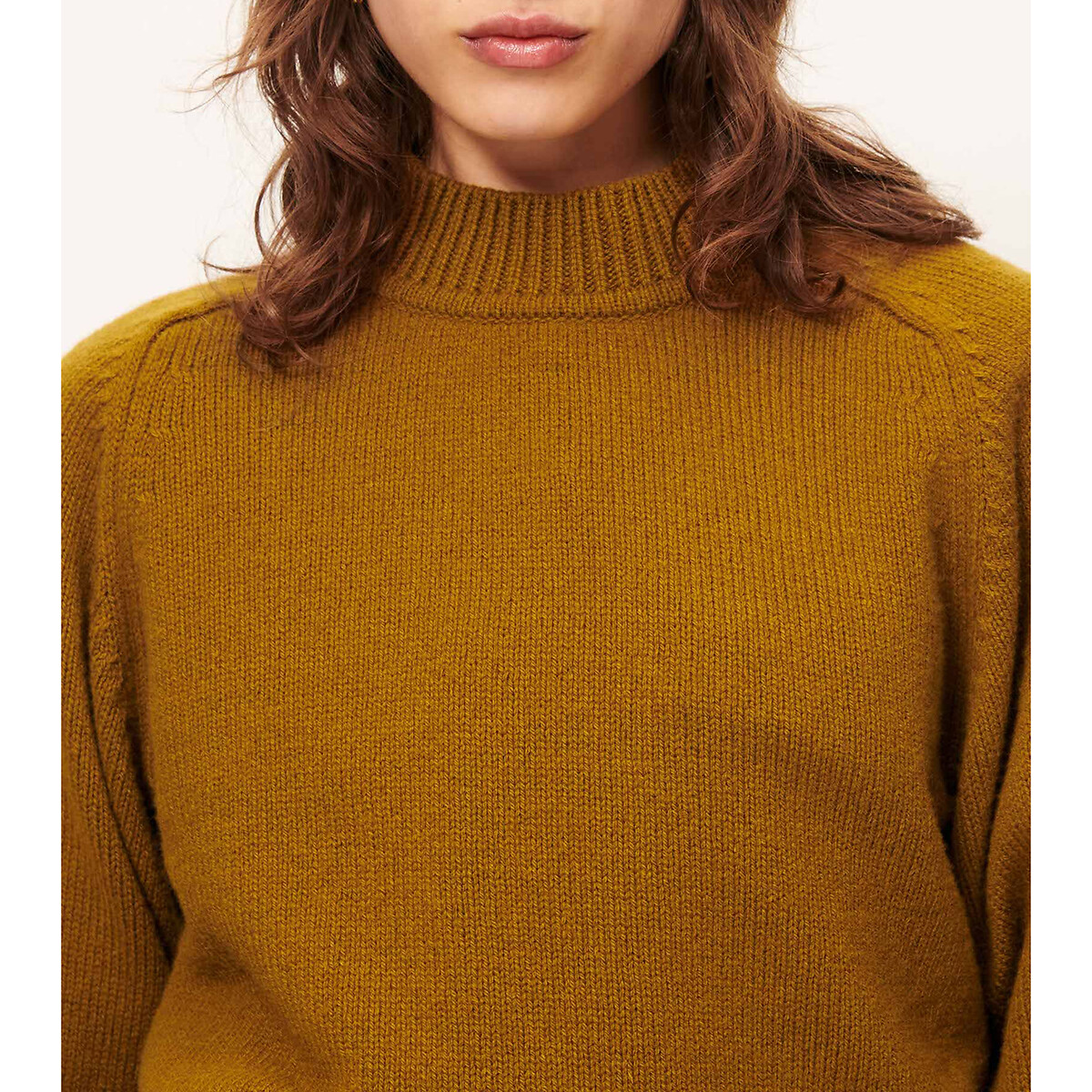 Pull manches ballon en laine et cachemire, DALAN bronze, SESSUN