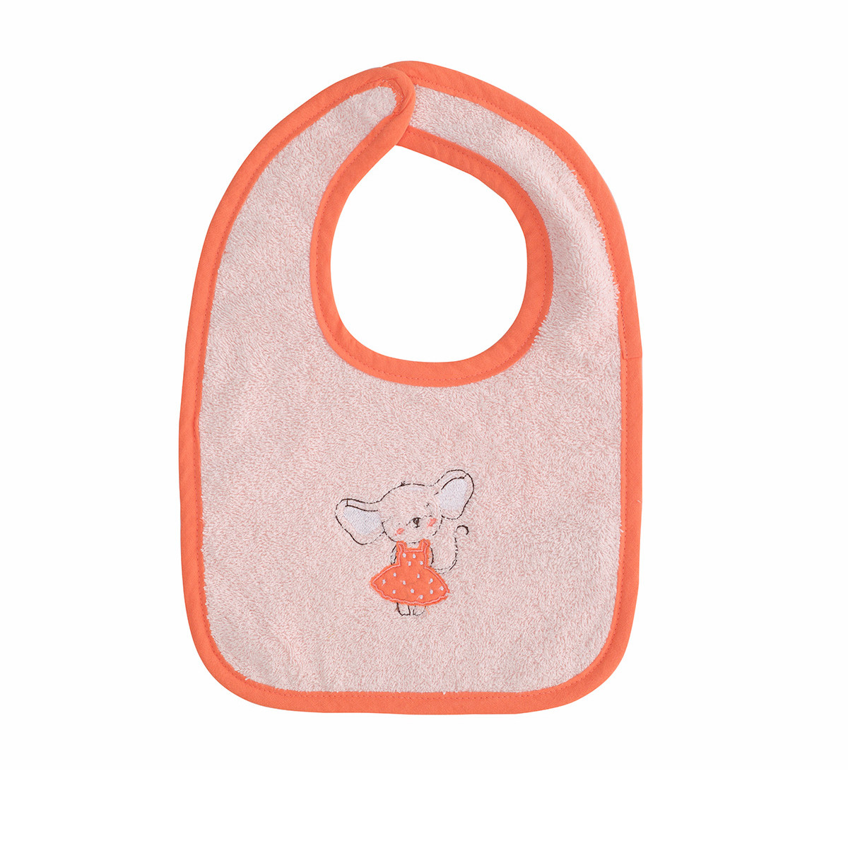 Lot de 2 bavoirs MOUSE TITINE poudre, SENSEI MAISON