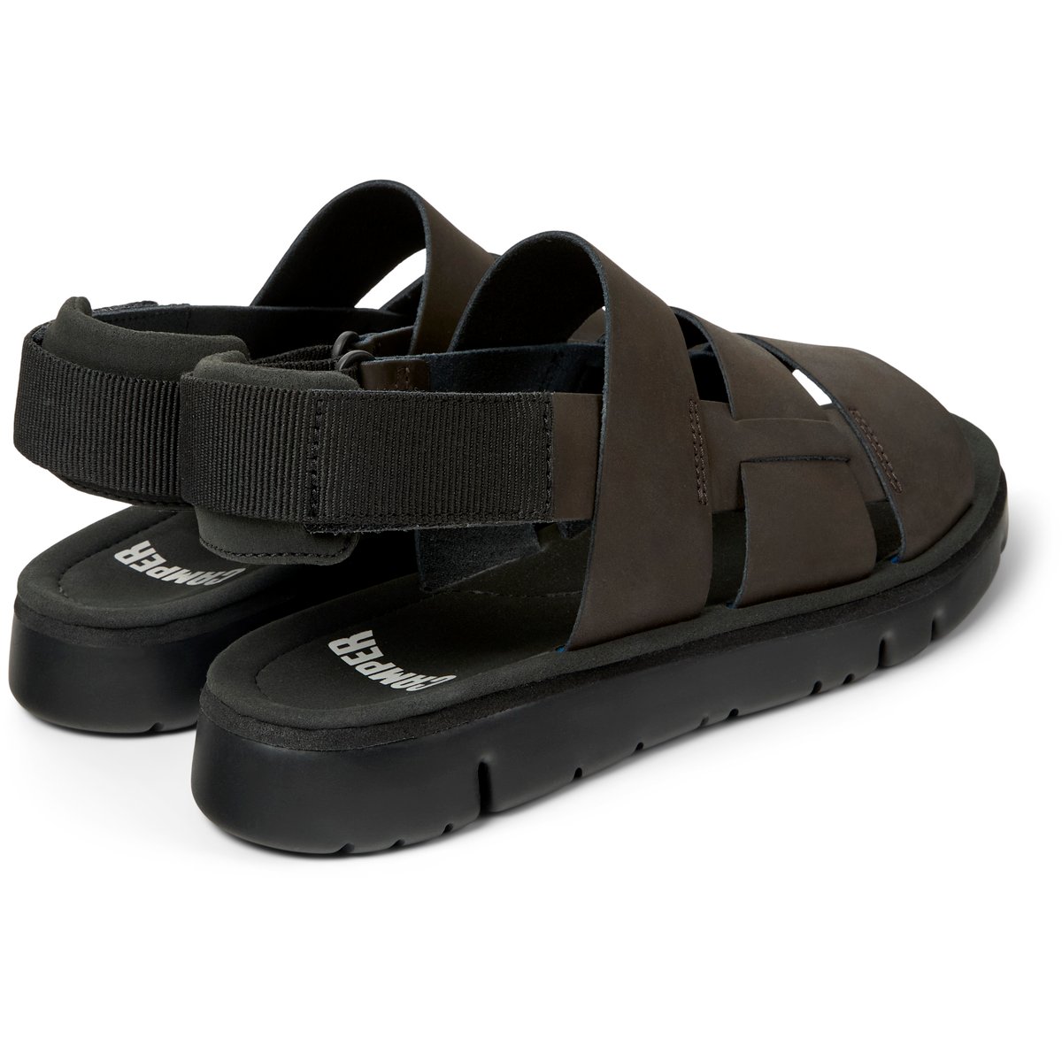Sandales Cuir Oruga marron, CAMPER