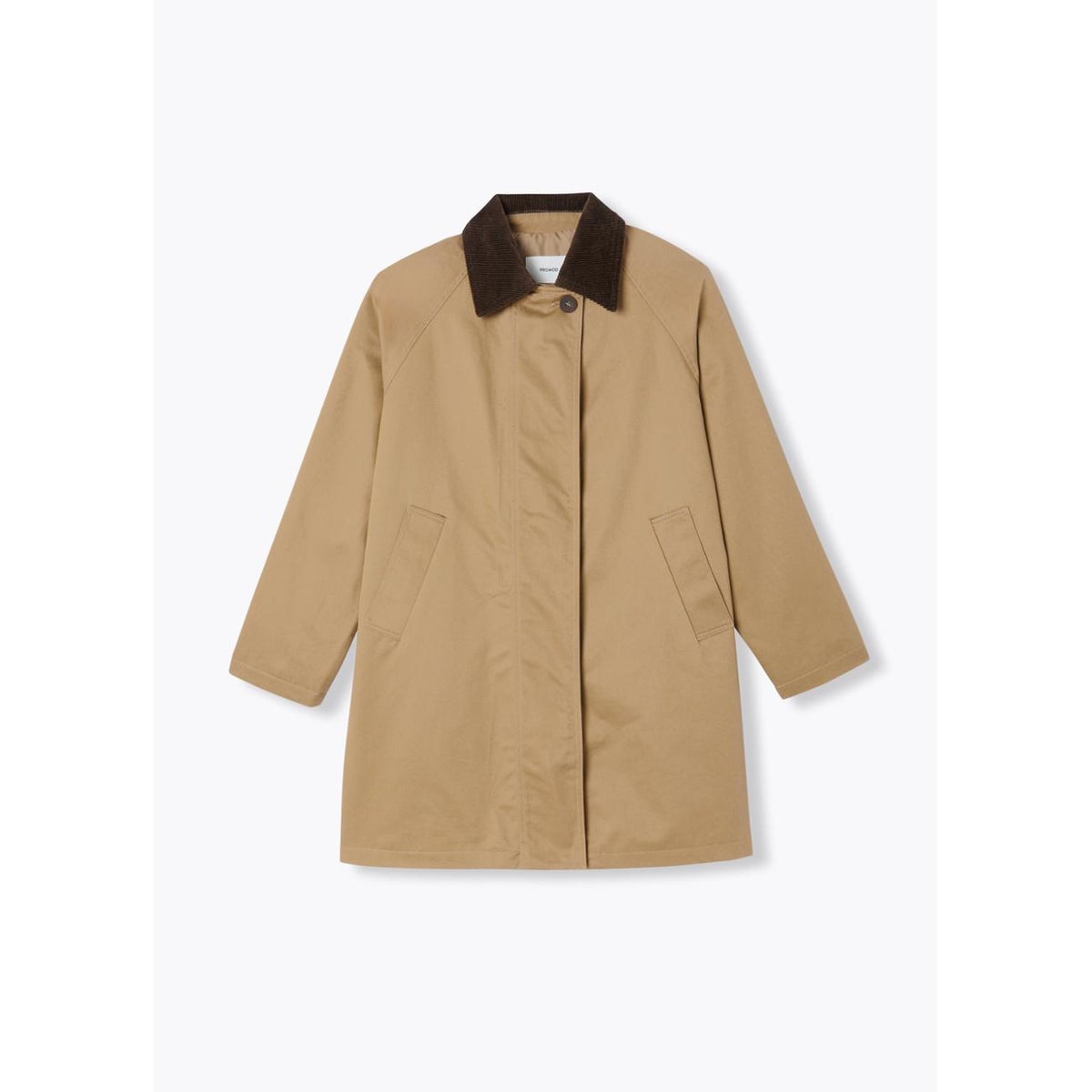 Trench à col velours camel, PROMOD