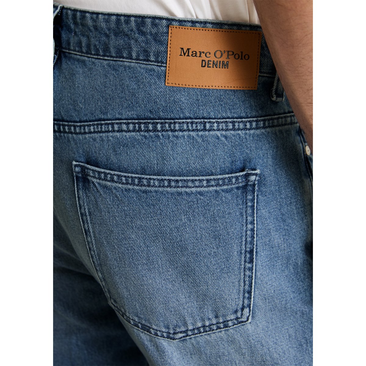 Jeans modèle Sverre droit en pur coton bio bleu clair, MARC O’POLO DENIM