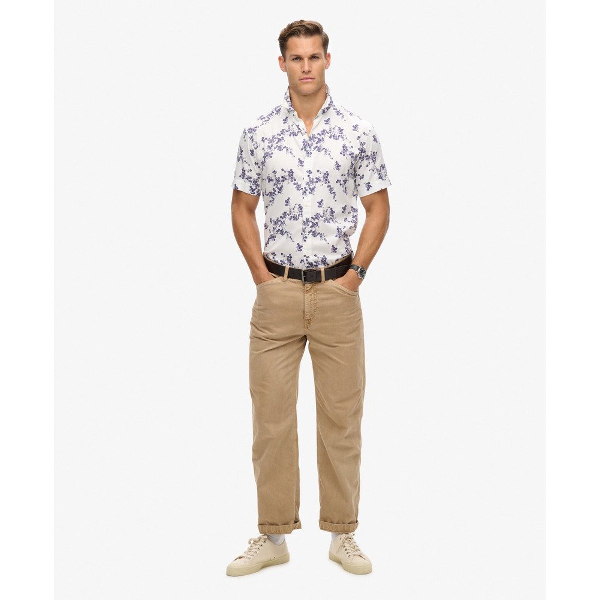 Chemise hawaïenne vintage fleur optic, SUPERDRY