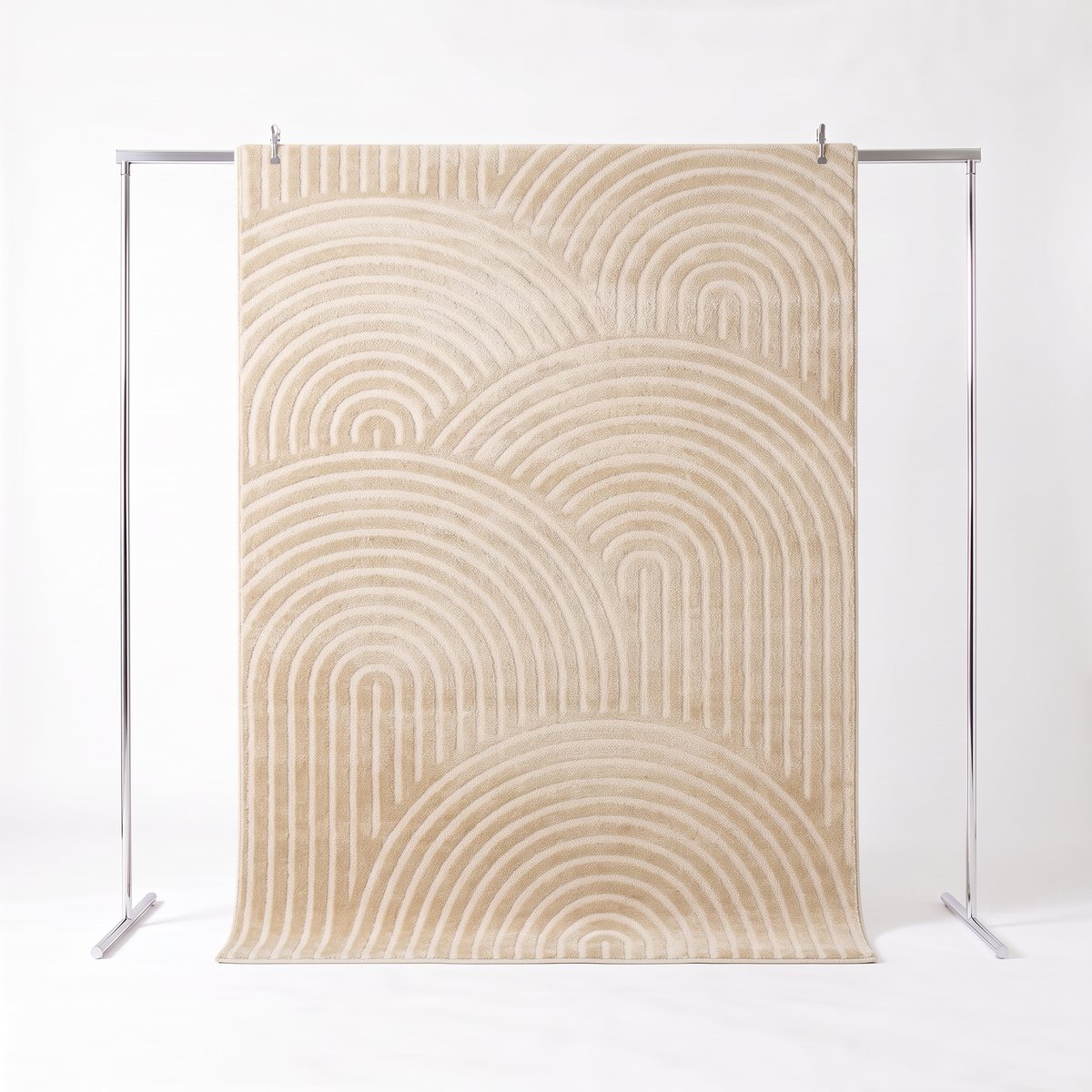 Tapis intérieur rectangulaire moderne BRAD beige, SWEEEK