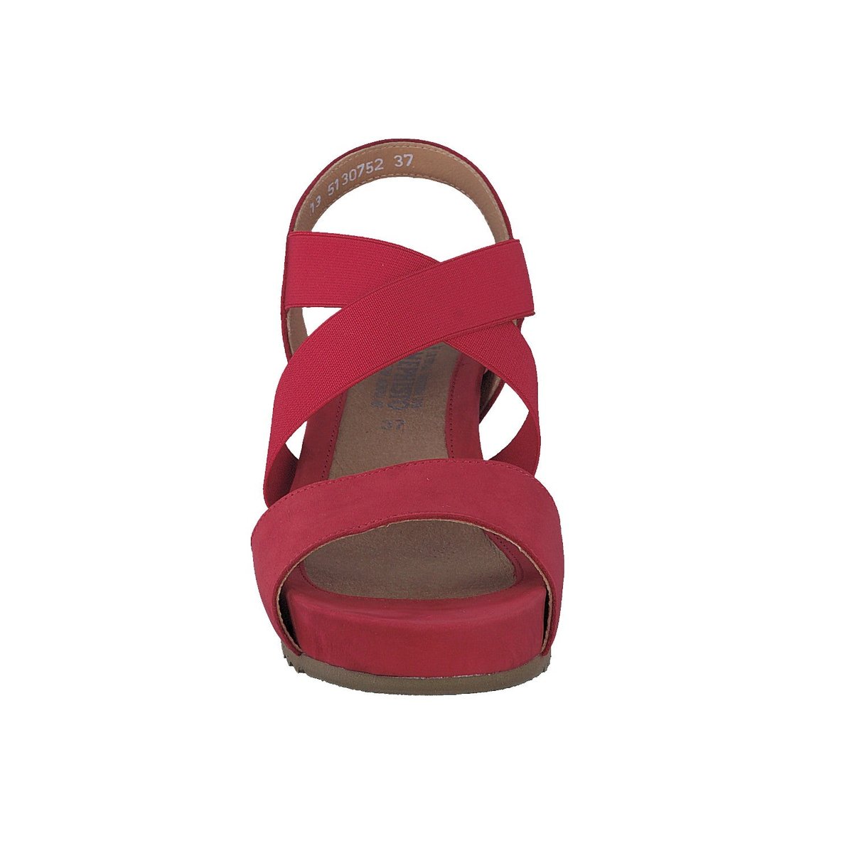 Sandales en cuir GIULIANA rouge 5130, MEPHISTO