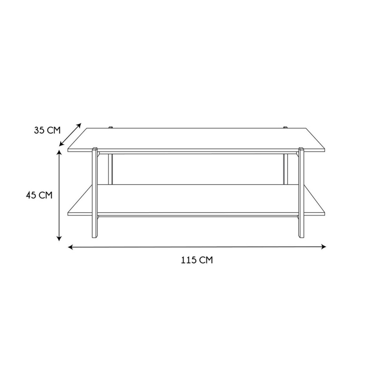 Meuble TV Loka beige, DECORATIE