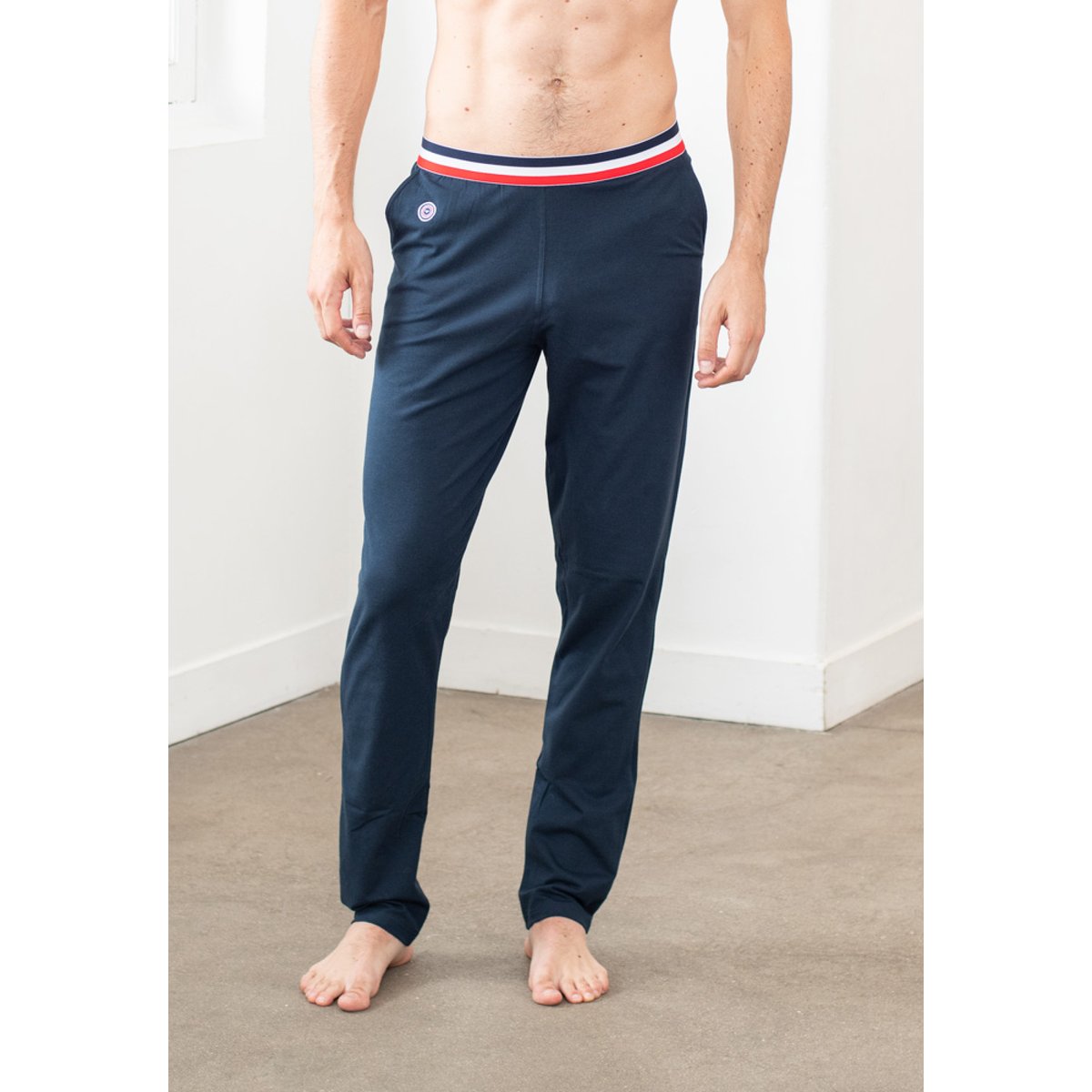 Bas de pyjama en coton Toudouancienbranding bleu marine, LE SLIP FRANCAIS