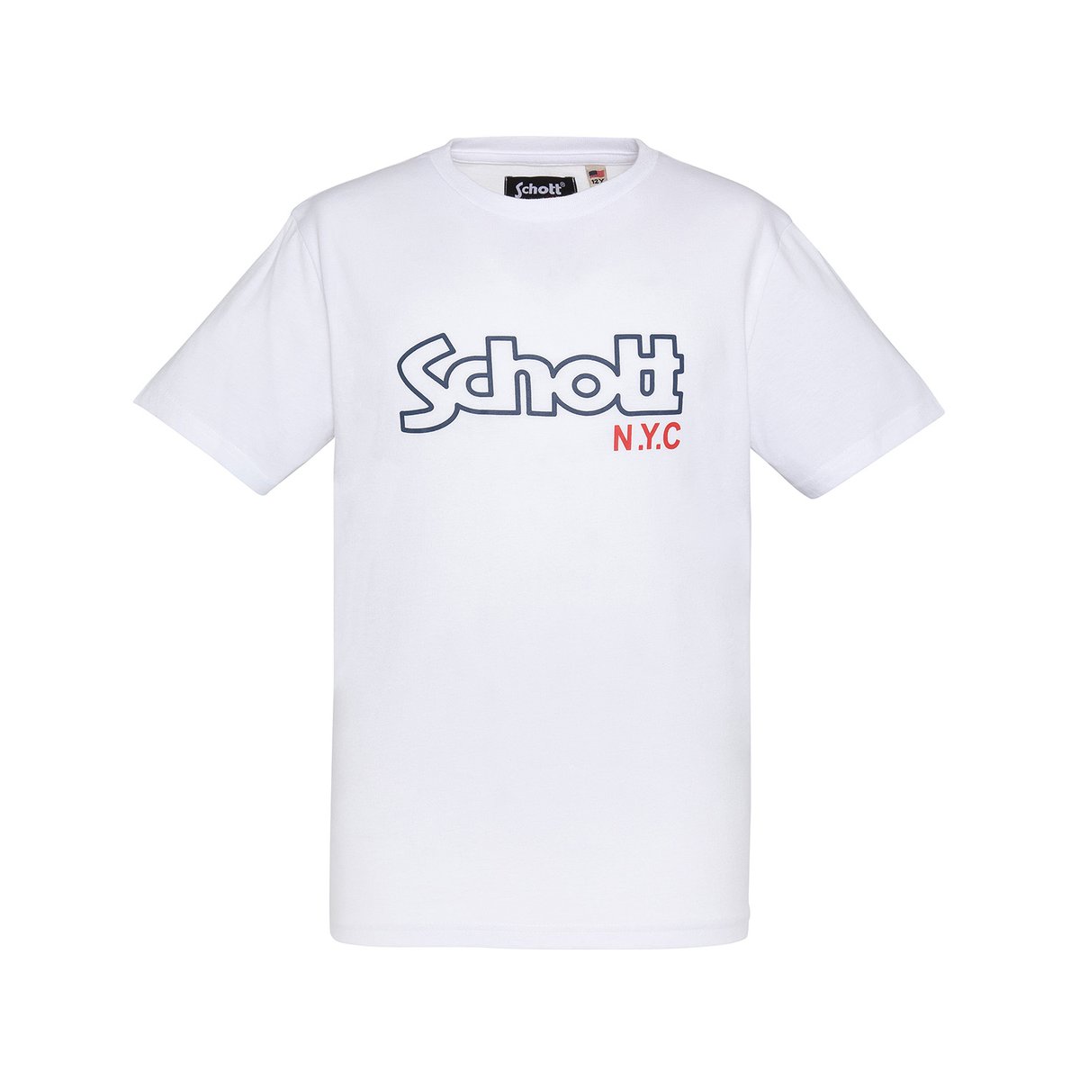 T-shirt imprimé Schott NYC® blanc, SCHOTT
