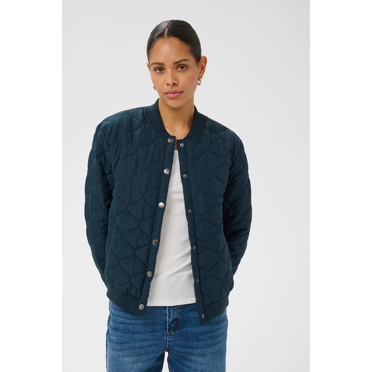 Manteau bleu blueberry, KAFFE