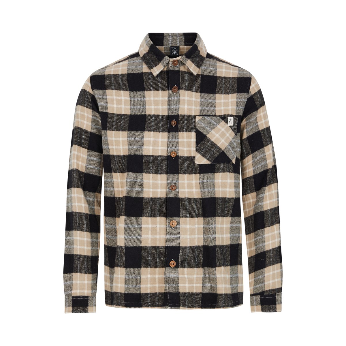 Shacket PRTTASK bamboobeige, PROTEST