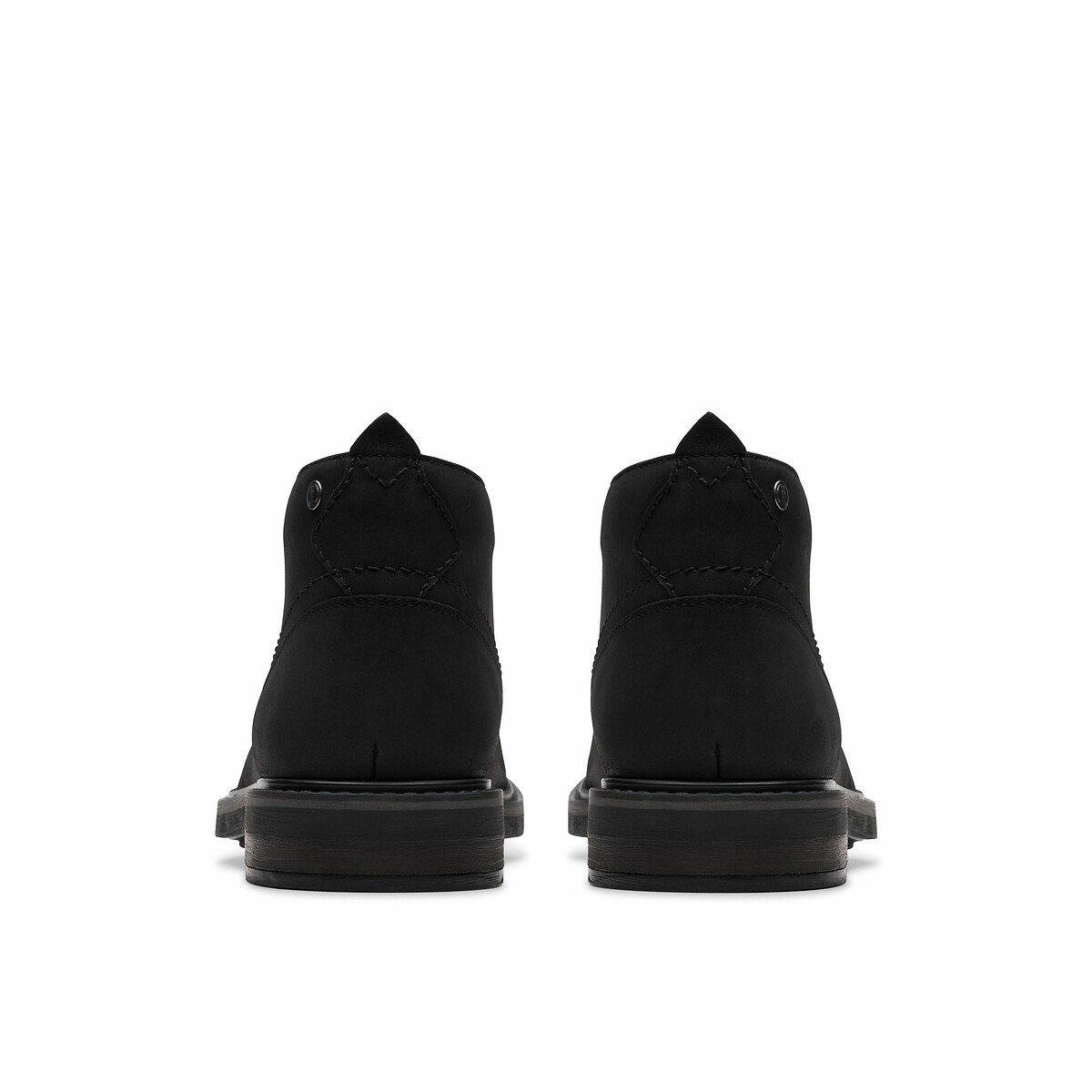 Boots en cuir Newford Mid noir, CLARKS