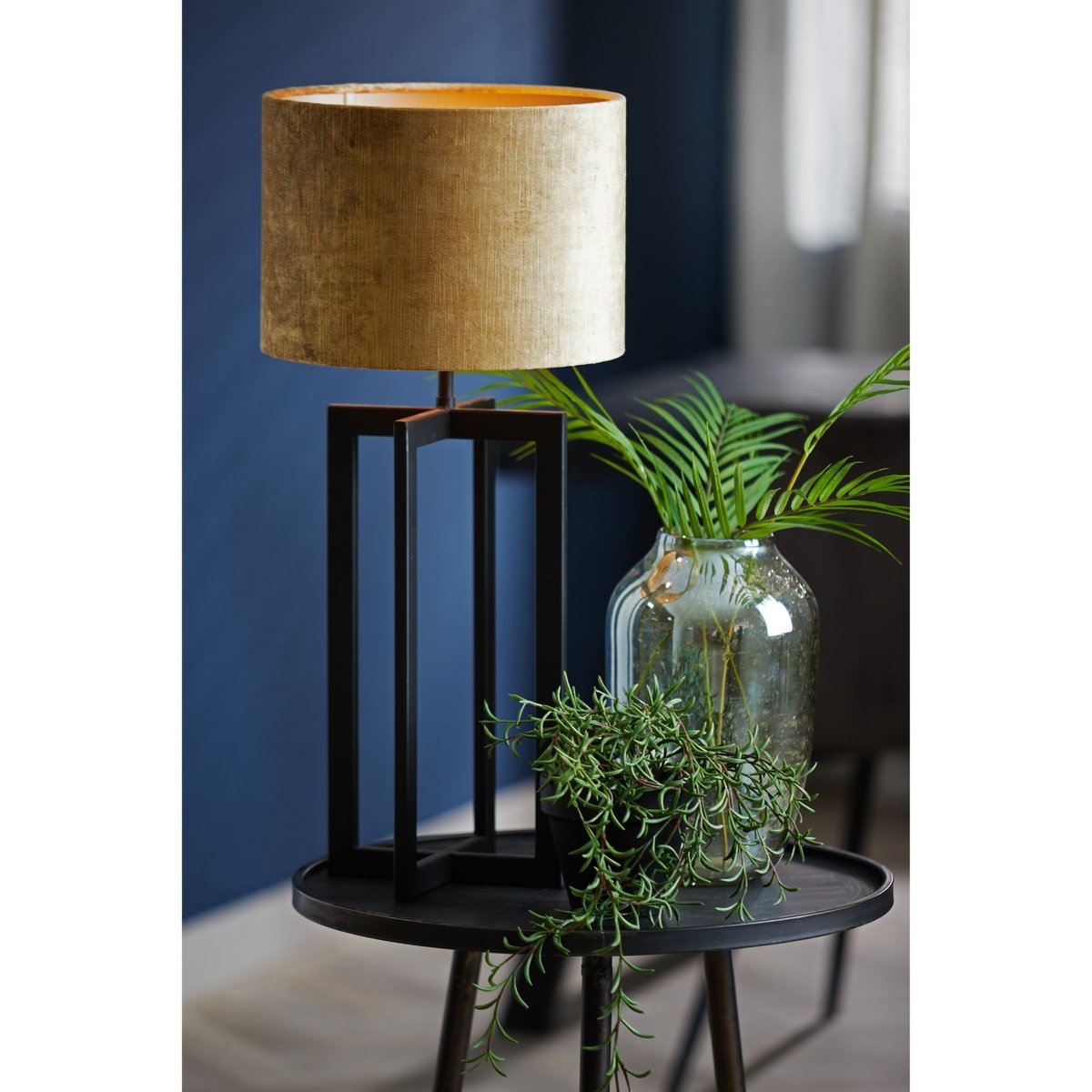 Abat-Jour Textiles GEMSTONE bronze, LIGHT & LIVING 