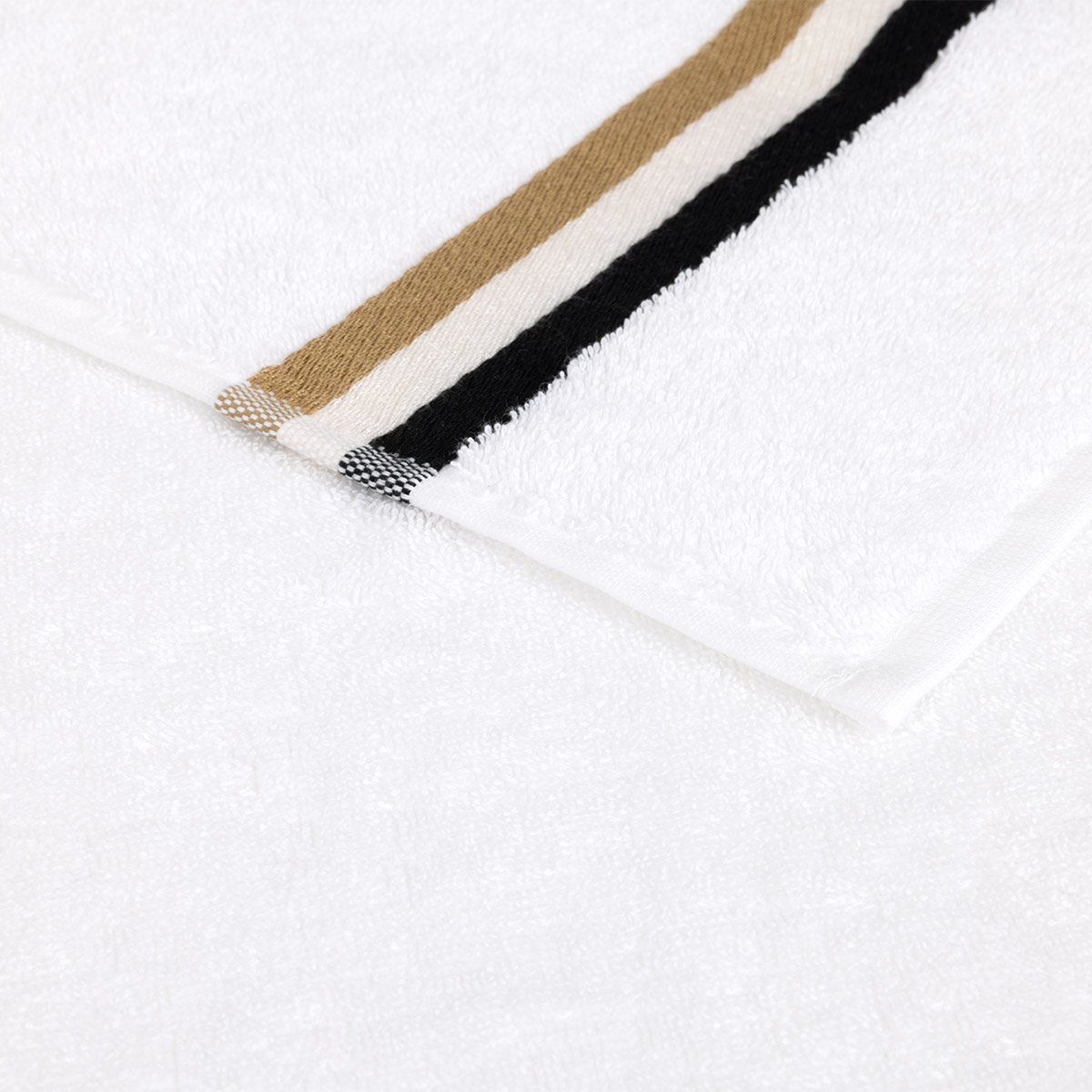 Serviette de bain  en coton,B LINEA white, BOSS HOME