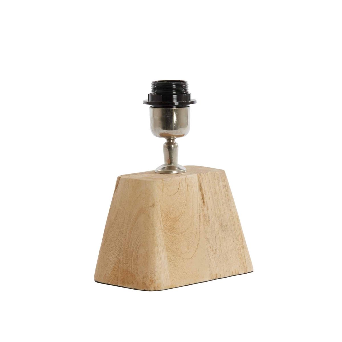 Base De La Lampe Bois KARDAN naturel, LIGHT & LIVING