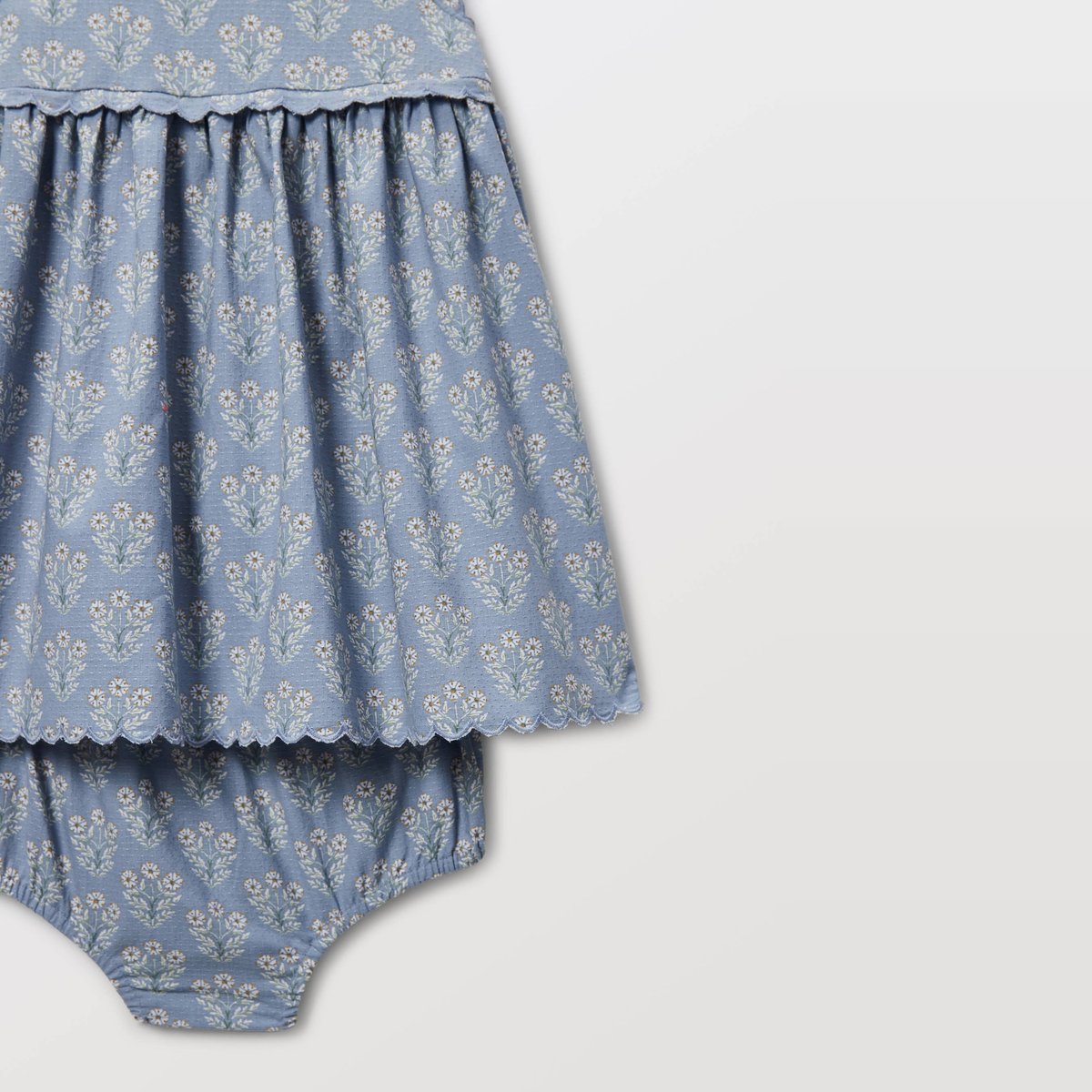 Robe avec bloomer imprimés en coton serenite, BOUT'CHOU