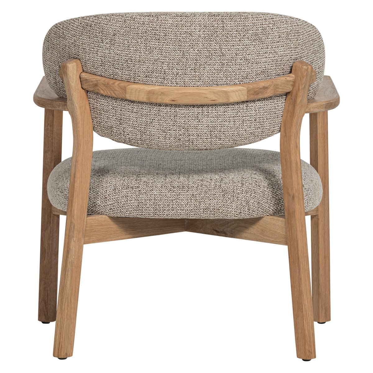 Fauteuil en chêne et tissu mélangé UDAR naturel, WOOOD