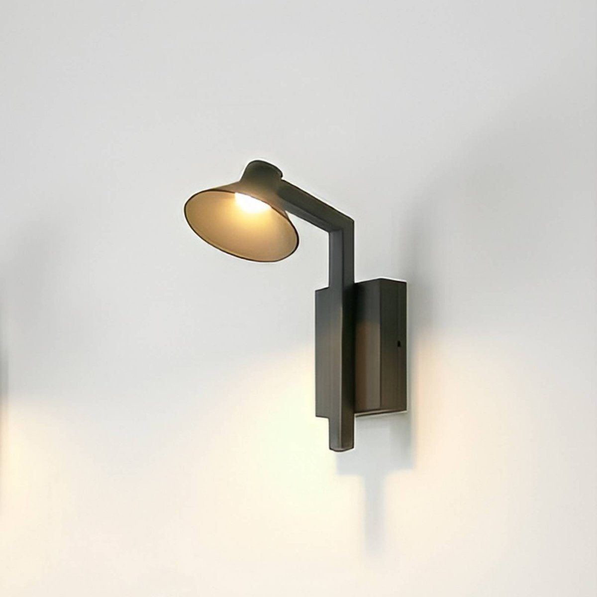 Applique en métal moderneLED, Steve noir, LUCANDE