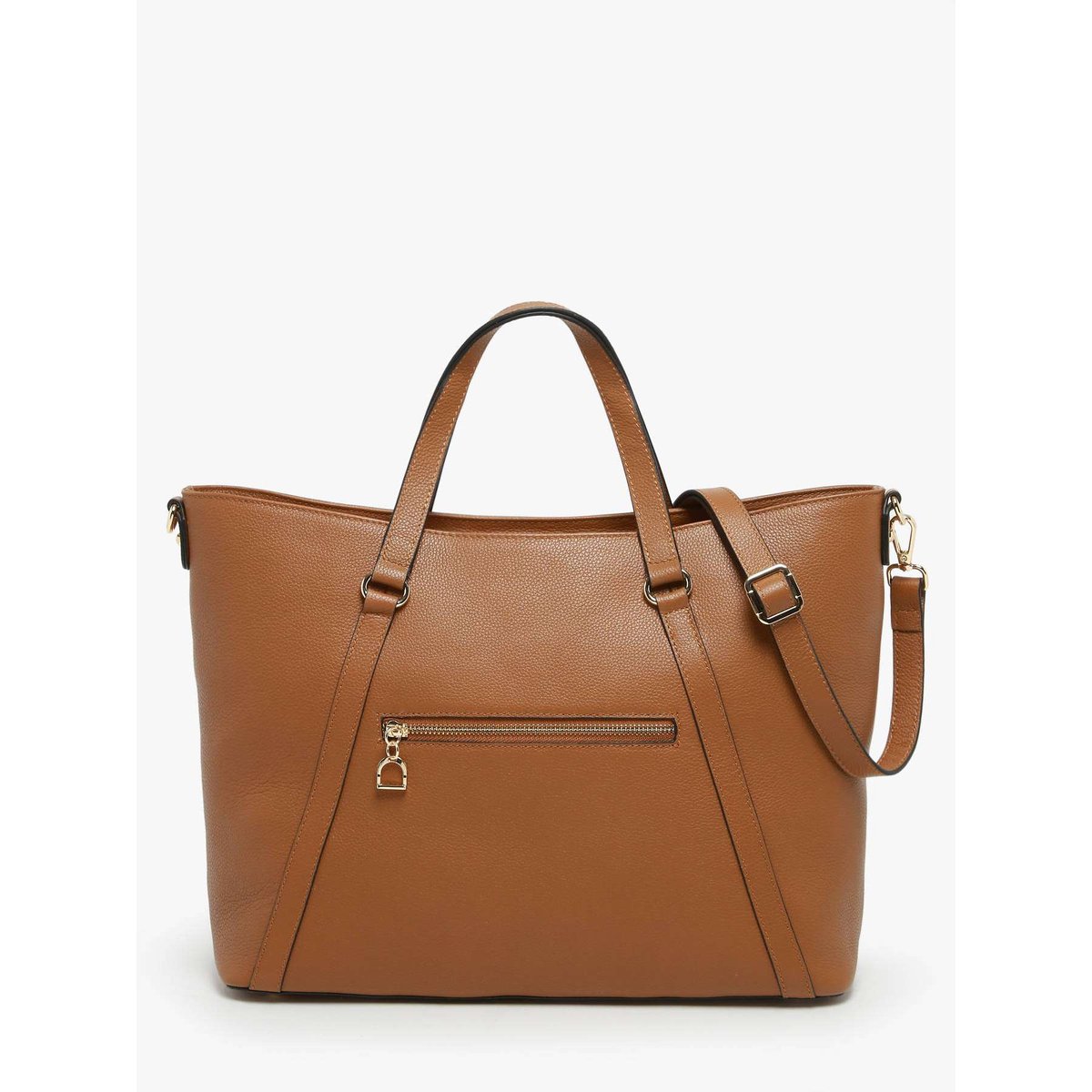 Sac shopping Tradition cuir camel, ETRIER
