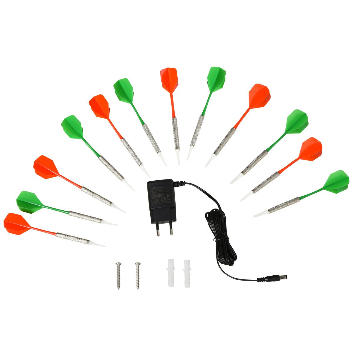 Jeu de fléchettes électronique Plastique Noir noir, HOMCOM