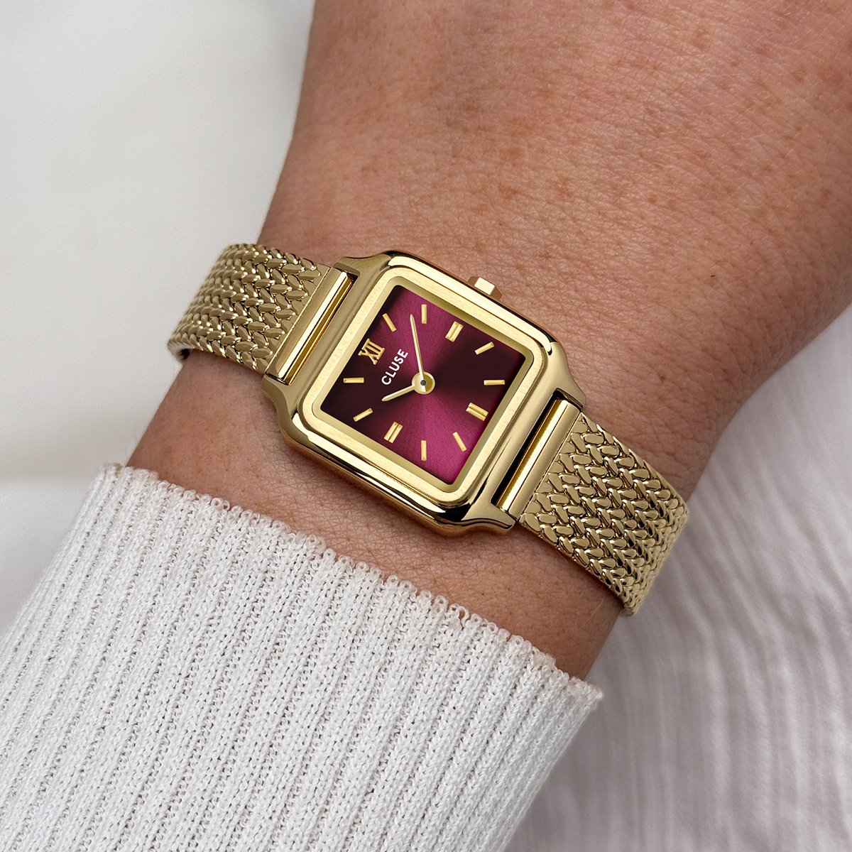 Montre Analogique GRACIEUSE MINI doré violet doré, CLUSE